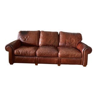 Stickley Santa Fe Leather Couch For Sale