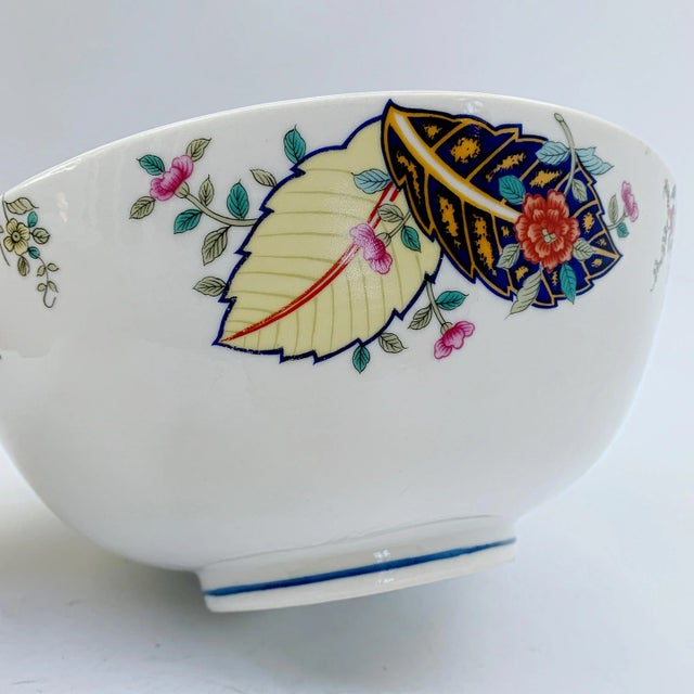 Seymour Mann Vintage Tobacco Leaf China Medium Serving Bowl For Sale - Image 4 of 13