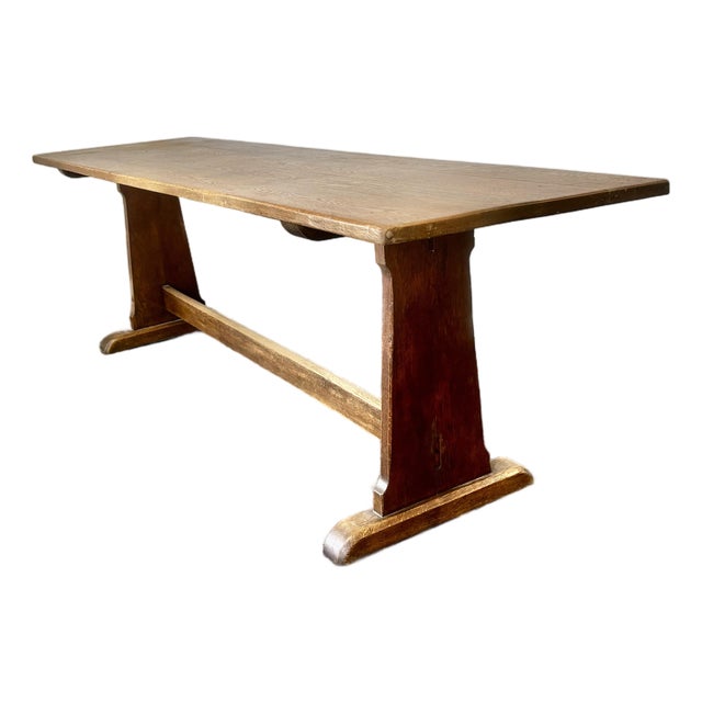 Late 19th Century Oak Refectory Table For Sale