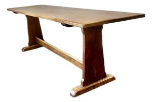 Late 19th Century Oak Refectory Table