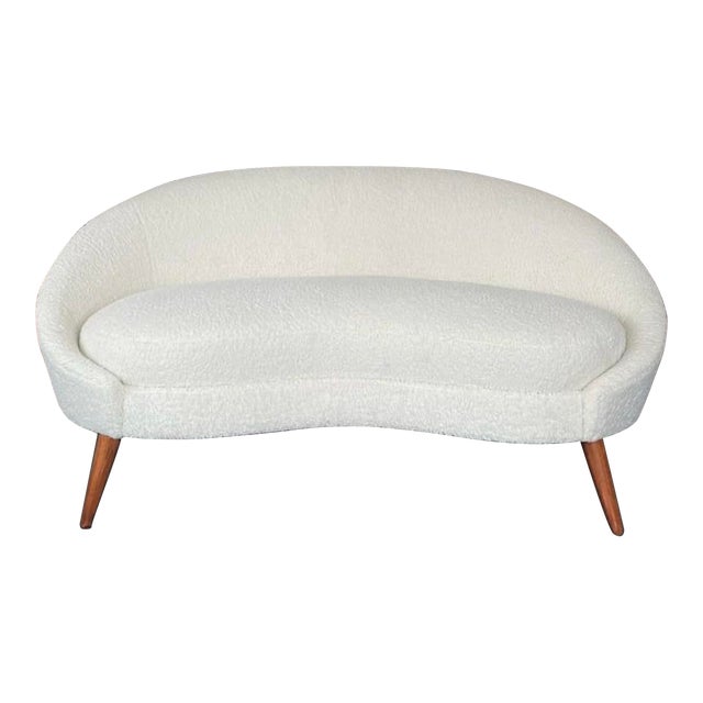 1980s Contemporary Settee Sofa | Chairish