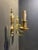 A circa 1920's Caldwell gilt bronze sconces with two lights.