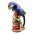 Large Italian Majolica Parrot Figurine 10.5" Height For Sale