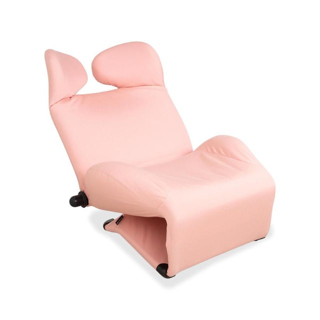 Wink Fabric Armchair with Manual Function by Toshiyuki Kita for Cassina For Sale - Image 5 of 15