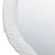 Contemporary Matthew Izzo Home Cadence White Metal Round Wall Mirror For Sale - Image 3 of 5
