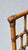 Vintage Baker Furniture Chippendale Bamboo Side Chair W Leather Straps For Sale - Image 9 of 14