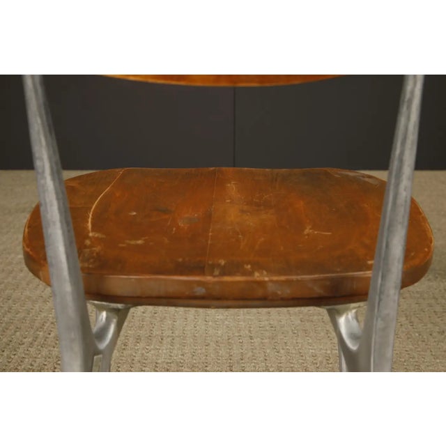 Set of Six Shelby Williams 'Gazelle' Sculptural Aluminum Side Chairs, 1960s For Sale - Image 11 of 18