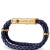 Modern Sword Limited Blue Carpe Diem 18k Yellow Gold Titanium Heart Diamond Bracelet For Sale - Image 3 of 10