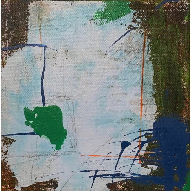 Contemporary Abstract Painting on Stretched Canvas For Sale