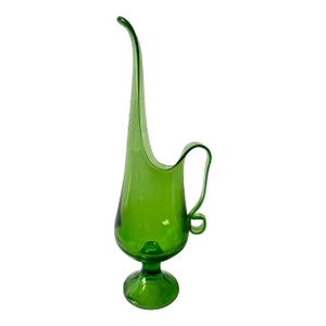 Le Smith Viking Swung Green Pitcher