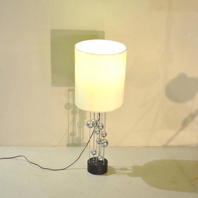 Metal Table Lamp, 1970s For Sale - Image 7 of 8