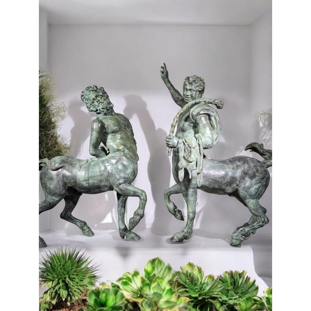 Monumental Furietti Centaurs in Bronze, 1950, Set of 2 For Sale - Image 11 of 14