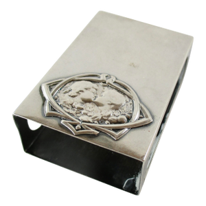 Russian Silver Match Box Cover