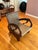 Wood Early 20th Century Imported Rare Teak Art Deco Teardrop Loveseat & Chair For Sale - Image 7 of 18