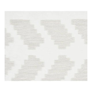 Schumacher Adia Sheer Fabric in Quartz For Sale