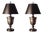 E. F. Chapman Urn Table Lamps in Sheffield Nickel by Visual Comfort, Set of 2 For Sale
