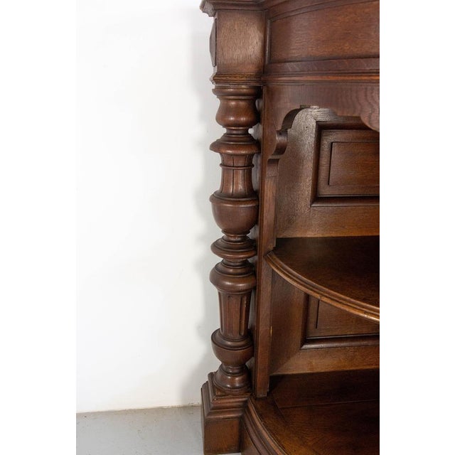 French Credenza in Oak, 1890s For Sale - Image 5 of 18