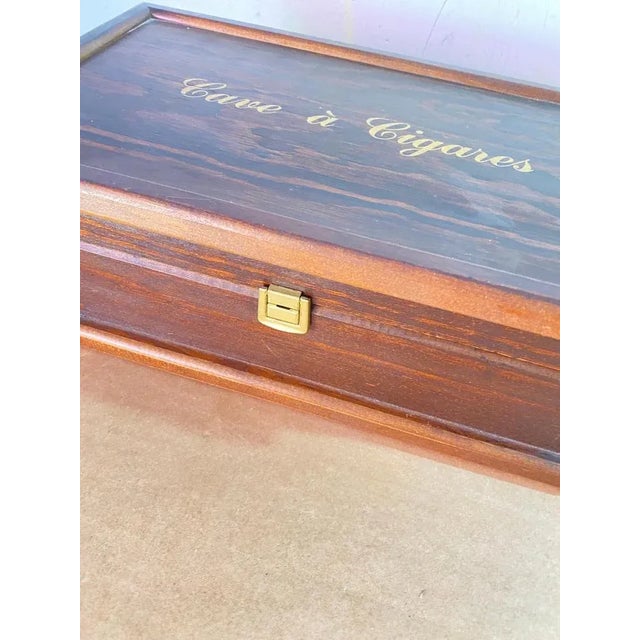 Cigar Humidor in Macassar Ebony, France, 1960s For Sale - Image 4 of 12