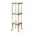 Victorian Bronzed Metal & Marble 3-Tier Plant Stand C1890 For Sale