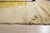 Beige 5x8 Yellow Hand-Knotted Wool Abstract Outlines Vintage Mid Century Carpet Rug For Sale - Image 8 of 11