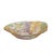 Asian Classic Vintage Oval Grapes Motif Glass Flat Bowl Display For Sale - Image 3 of 9