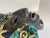 Vintage Mexican Folk Art Ceramic & Stone Embellished Sculptural Wall Mask For Sale - Image 9 of 12