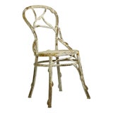 Matthew Izzo Home French Faux Bois Branch Dining Chair For Sale