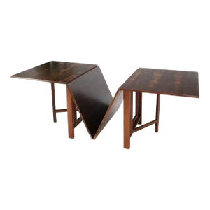 Danish Mid-Century Modern Rosewood Gate Leg Maria Dining Table Bruno Mathsson