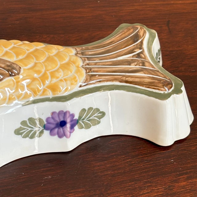 Mid-20th Century Decorative Ceramic Fish Mold Wall Hanging For Sale - Image 10 of 11