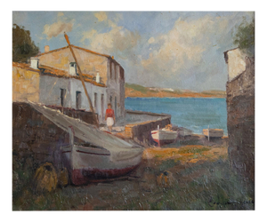 Francisco Carbonell Massabé, Rustic Corner of Calañós, Painting