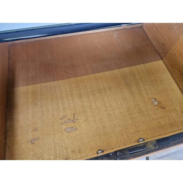 Mahogany Burl Chest of Drawers with Mirrored Top, 1960 For Sale - Image 14 of 18