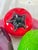 Vintage Art Glass Fruit Centerpiece on Portuguese Plate Tomato Lemon Eggplant For Sale - Image 10 of 10