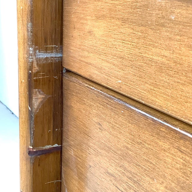 Vintage Templeton Furniture Co. Walnut Four-Drawer Chest For Sale - Image 14 of 16