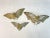 Vintage Set of 3 Brass Butterfly Wall Hangings For Sale - Image 4 of 13