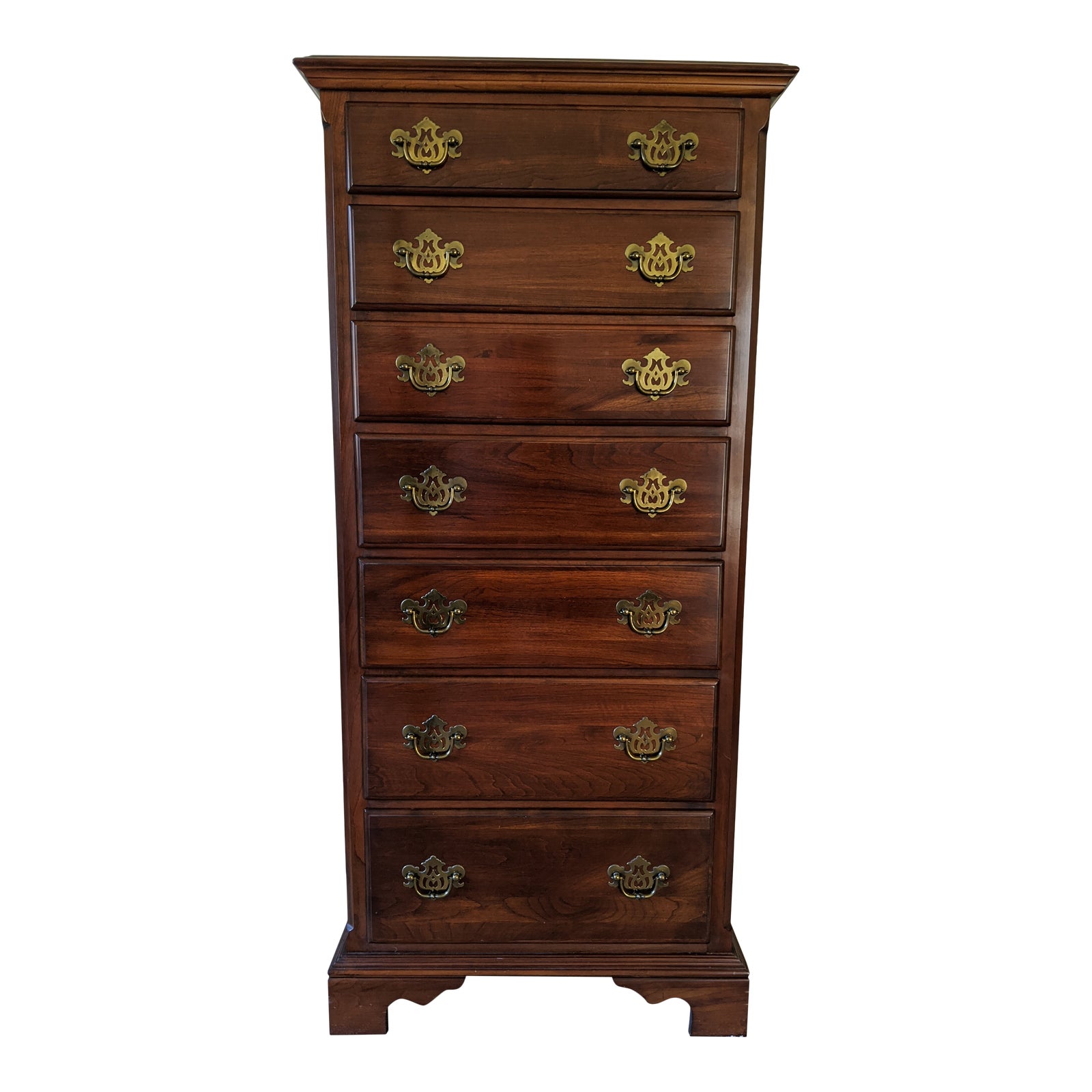 Ethan Allen Knob Creek Cherry 7Drawer Lingerie Chest (Tallboy Dresser
