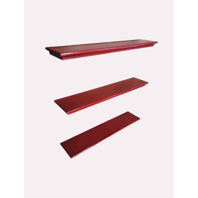 Flag Red Minimal Shelve Set For Sale - Image 4 of 4