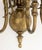 Early 20th Century Pair of Dutch Style Bronze Three-Branch Wall Sconces For Sale - Image 5 of 10