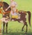 Indian Mughal Emperor on Horseback Gouache For Sale - Image 4 of 11
