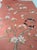 Chinoiserie Hand-Painted Coral Chinoiserie Wallpaper Panels – Floral Bird Mural, Luxury Statement Wall Art, 3 Panels 31x78” For Sale - Image 3 of 8