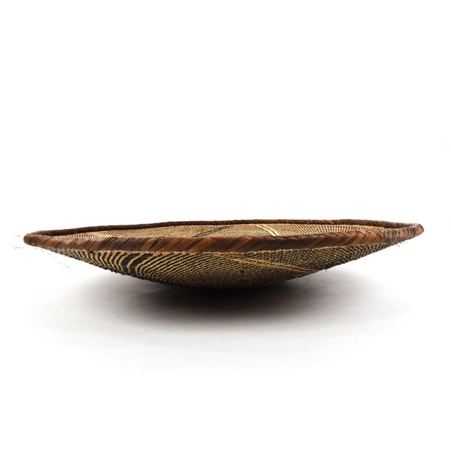 African Early 20th Century Tonga Binga Basket 23 Inch For Sale - Image 3 of 7