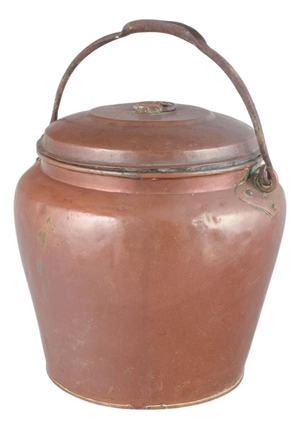 19th Century Danish Maternity Pail in Copper