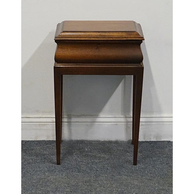 Traditional Late 20th Century Brandt Furniture Solid Mahogany Traditional Style 15" Jewelry Box / Chest For Sale - Image 3 of 11