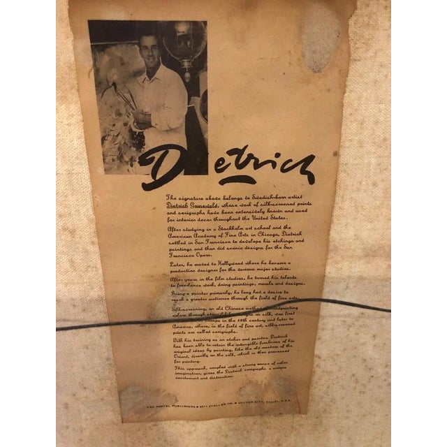 Very Large Signed Vintage Seriagraph by Dietrich Grunewald For Sale - Image 10 of 12