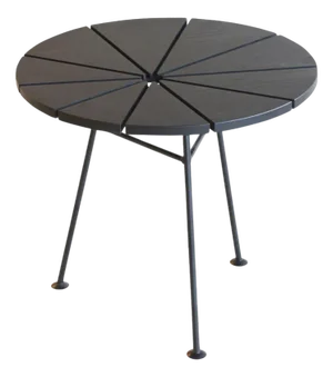 Small and Tall Bam Bam Black Ash Table by OK Design