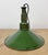 Industrial Green Enamel Military Pendant Lamp with Cast Aluminium Top, 1960s For Sale - Image 14 of 18
