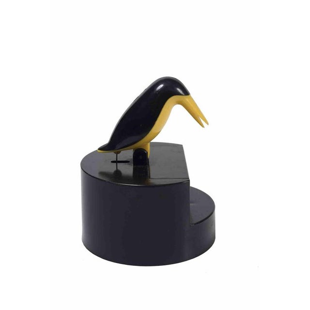 Bakelite Toucan Toothpick Dispenser realized in 1960s. Very good condition. Up to 250V (Europe/UK Standard).The wiring of...