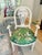 Emerald 20th-Century Louis XVI Style Neoclassical Armchairs, Newly Reimagined – Thibaut Katsura in Emerald For Sale - Image 8 of 12
