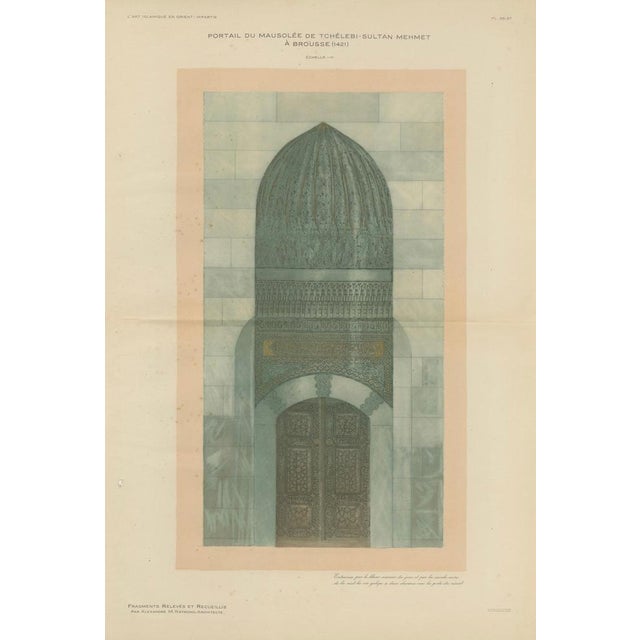 Alexandre M. Raymond, Green Tomb Portal Bursa, 1924, Paper For Sale - Image 3 of 9