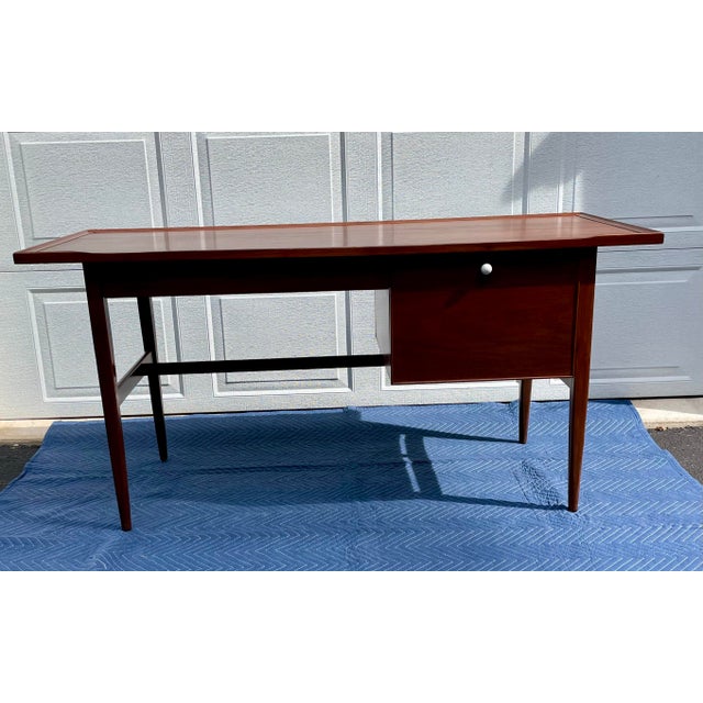 1959 Mid-Century Modern Walnut Writing Desk by Kipp Stewart for Drexel Declaration For Sale - Image 18 of 18