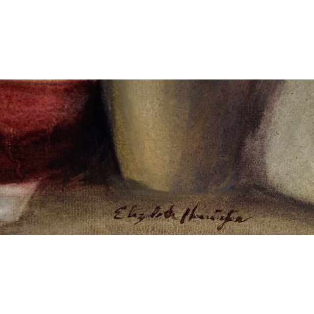 Sumi-E Brushes and Bowl - Still Life by Elizabeth Harrington For Sale - Image 4 of 8